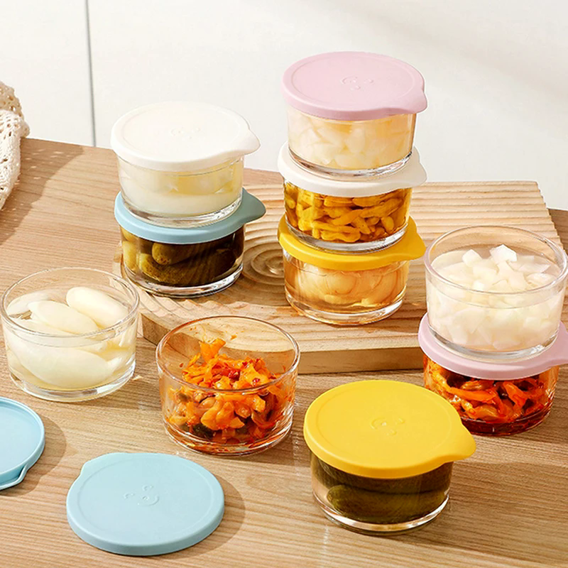 Food Storage Glass Round - Microwave Safe Round Food Storage Container