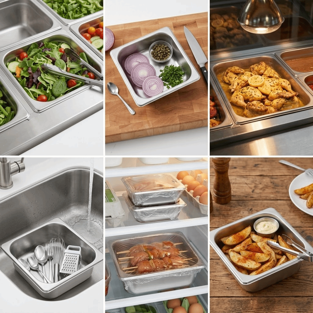 Food Storage Temperature - Anti Corrosion Rustless Food Pan Thickened