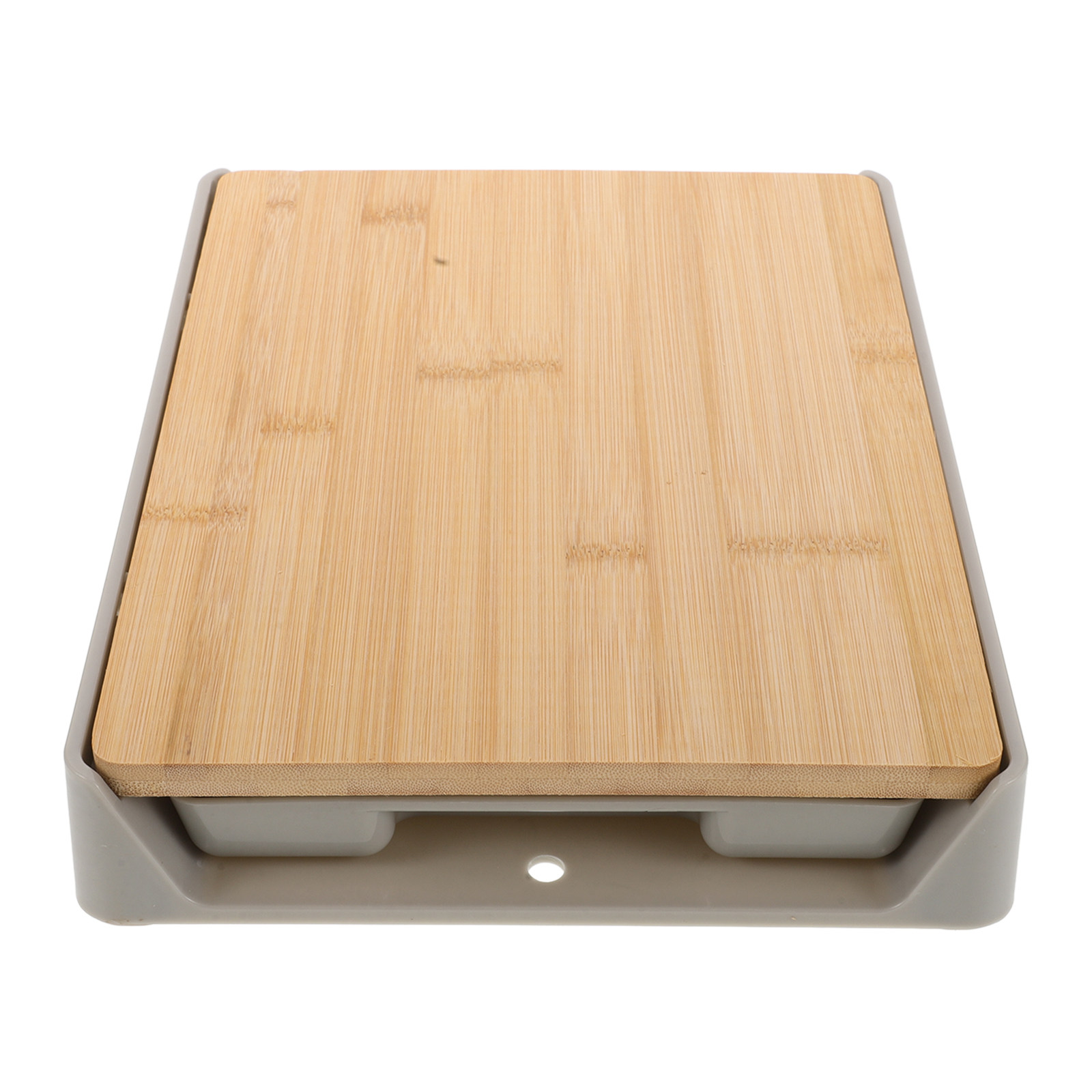 Food Storage Is - Bamboo Cutting Board with Pull-Out Drawer