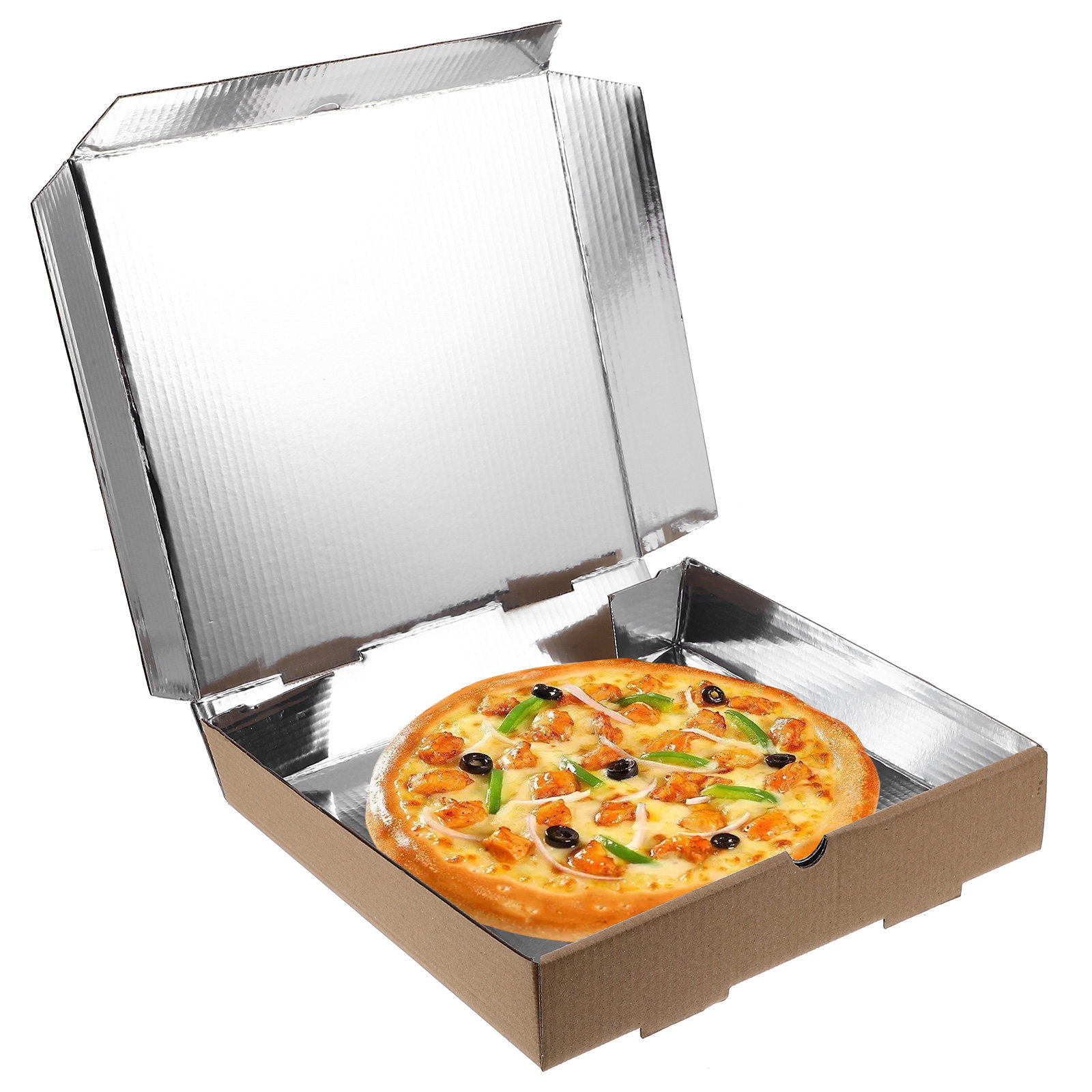 Food Storage Restaurant - 10pcs Pizza Box Thick Corrugated Takeaway