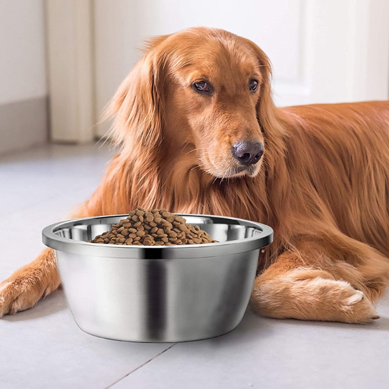 Storage Tips For Food - Anti-tip Dog Bowls Stainless Steel Stackable
