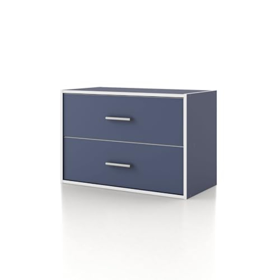 Food Storage Under Bed - Apexa 2-Drawer Wooden Stackable Storage Drawers