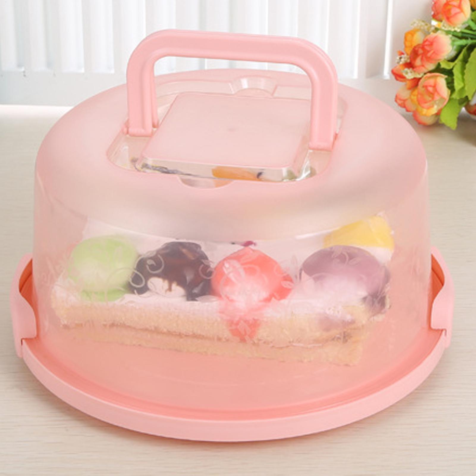 Food Storage Meals - Handheld Cake Carrier Reusable Airtight Box