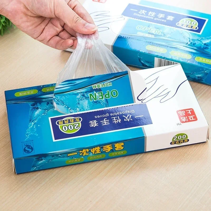 Food Storage Restaurant - 100/200pcs Disposable Gloves Boxed Extraction Kitchen