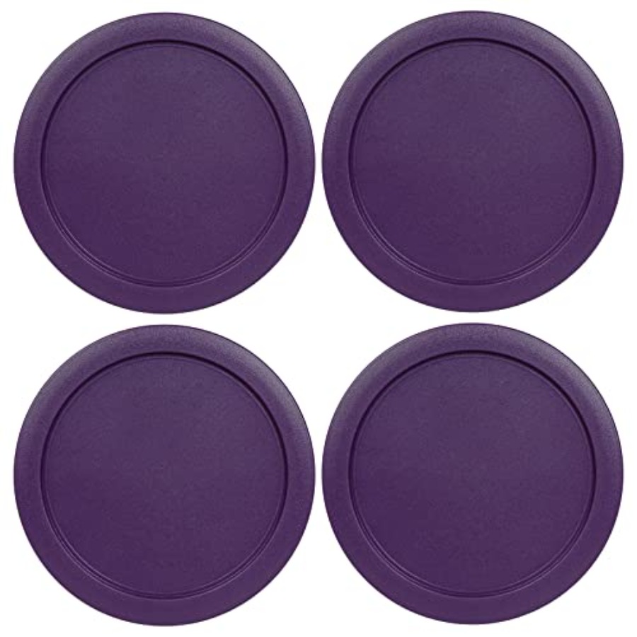 Food Storage Glass Round - Replacement Lids for Pyrex 4-Cup Glass