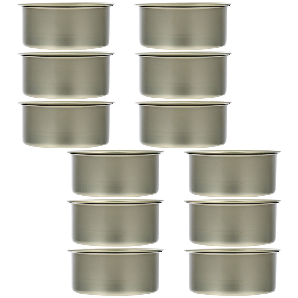 Food Storage Plastic - 12Pcs Sealed Tinplate Container Empty Tin