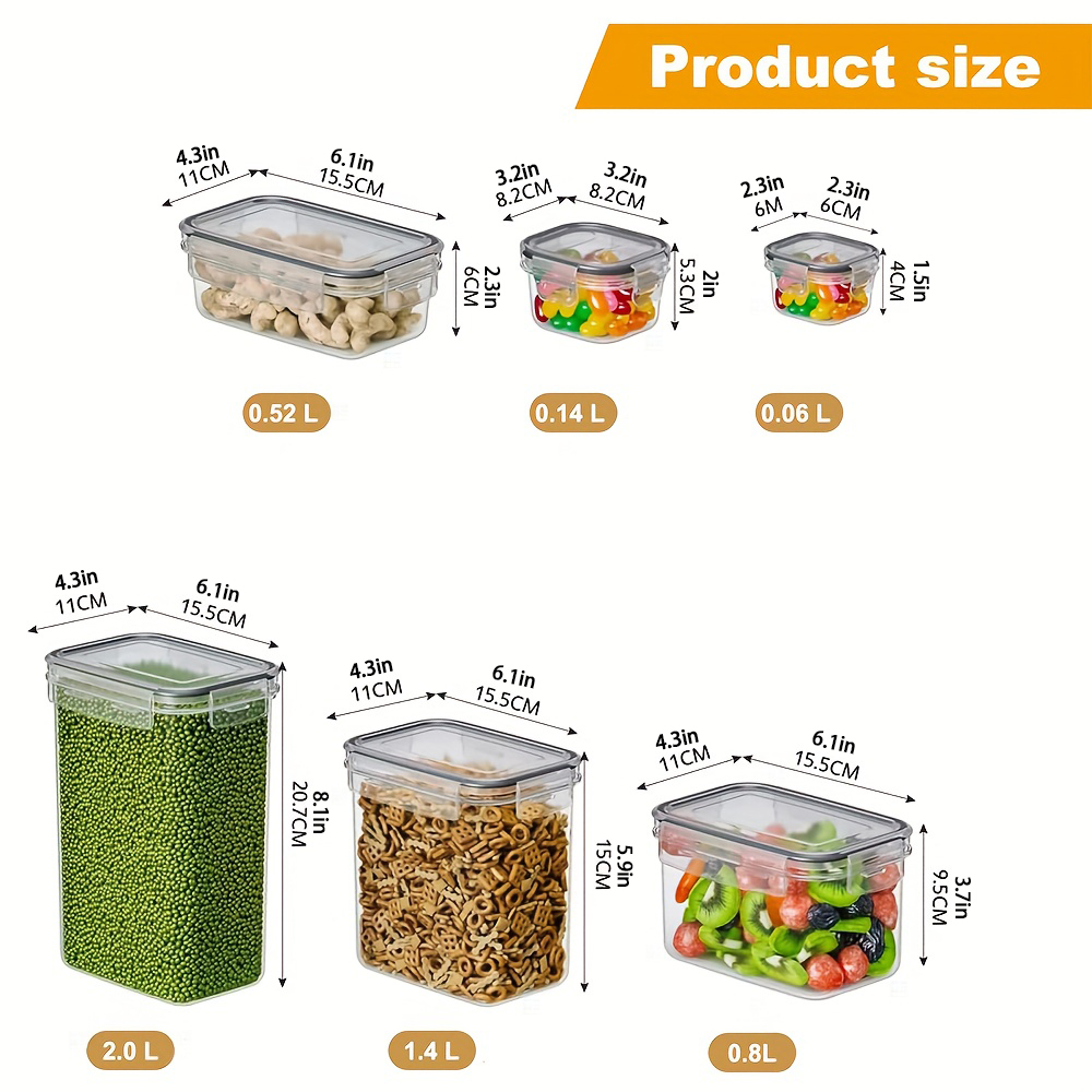 Kitchen 7pcs Food Containers S – обзор и цена Food Storage Kitchen Container Set