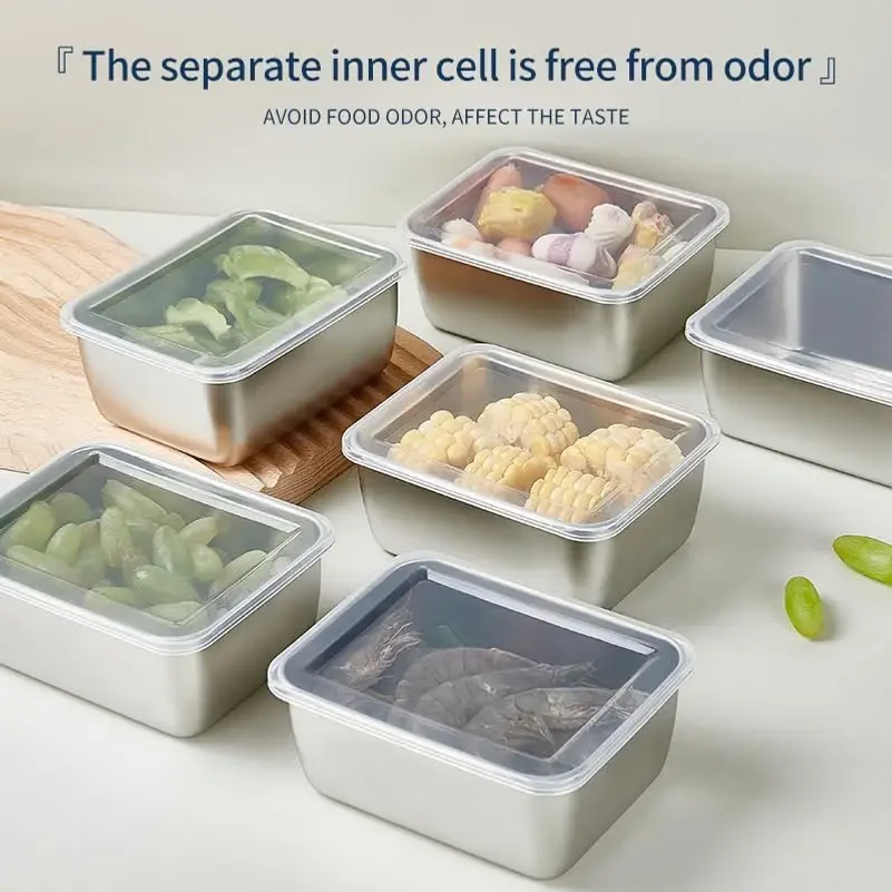 Stainless Steel Food Storage C – обзор и цена Food Storage Stainless Steel Containers