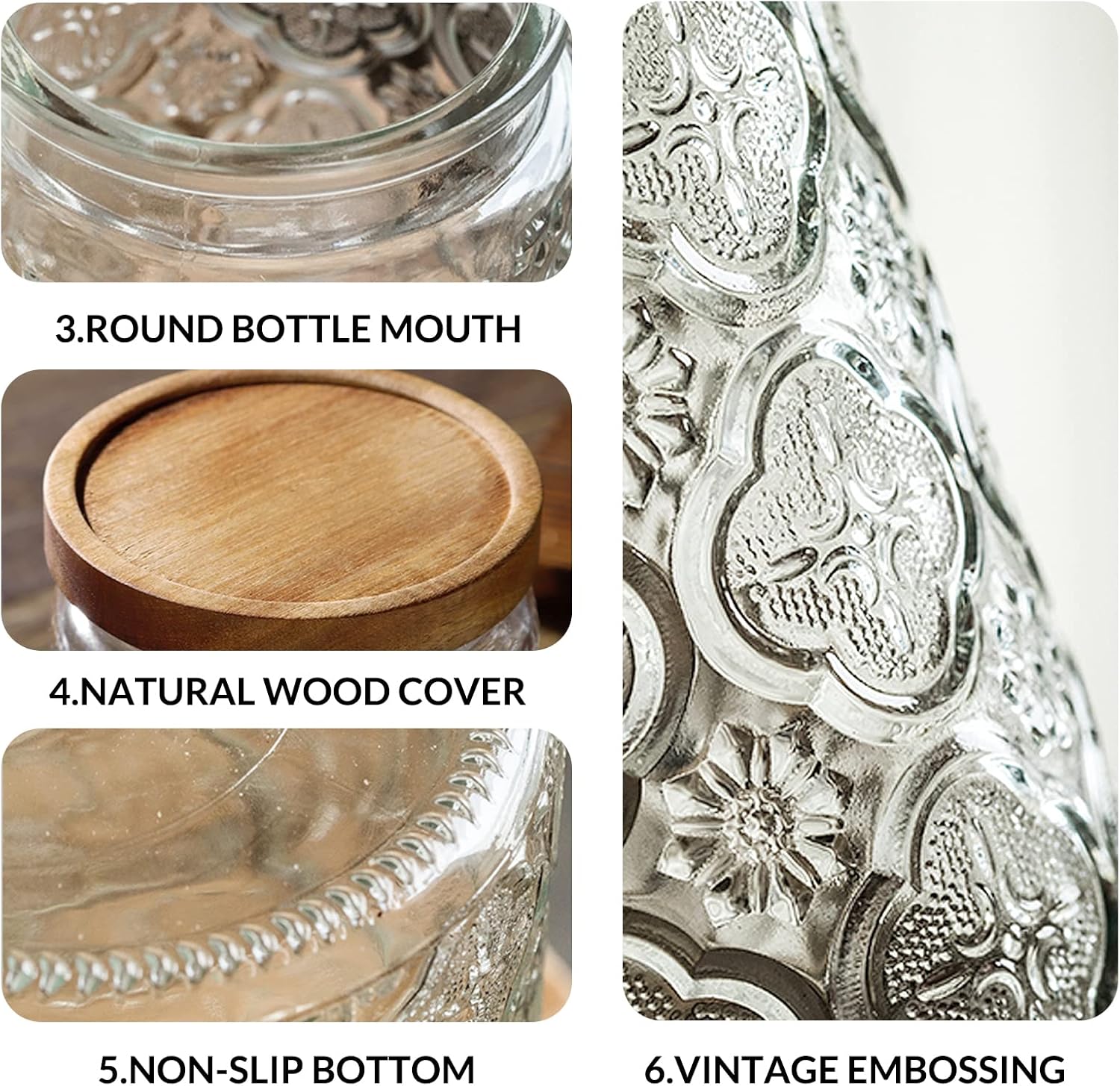 35oz/1000ml Glass Storage Jars – обзор и цена Food Storage Jars