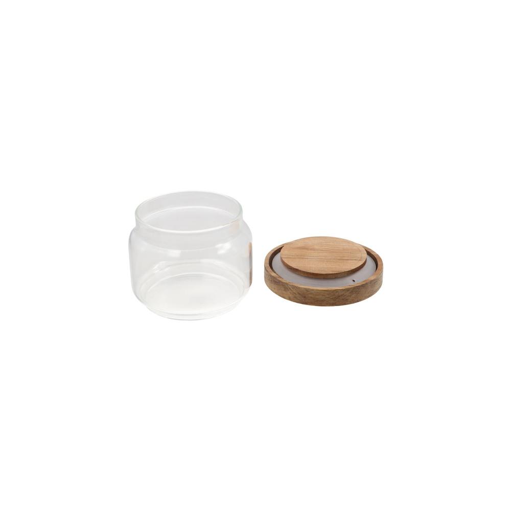 Wooden Lid Glass Food Storage  – обзор и цена Food Storage Glass Round