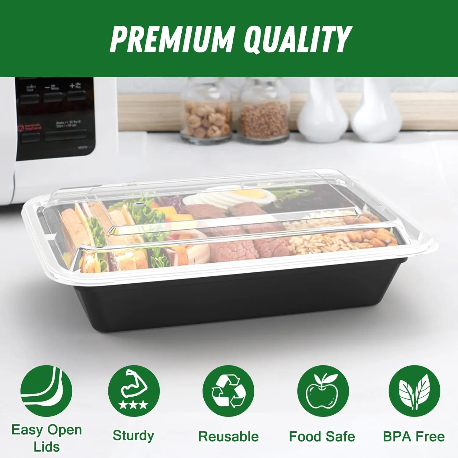 50 Pack (100-Piece) 32 oz Meal – обзор и цена Food Storage Meals