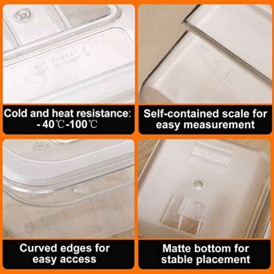 8 Pcs 1/6 Size, 2.6 Inch Deep  – обзор и цена Food Storage Restaurant