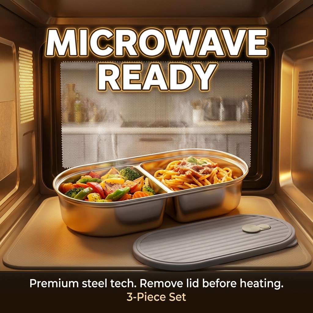 Microwavable 304 Stainless Ste – обзор и цена Food Storage Oven Safe