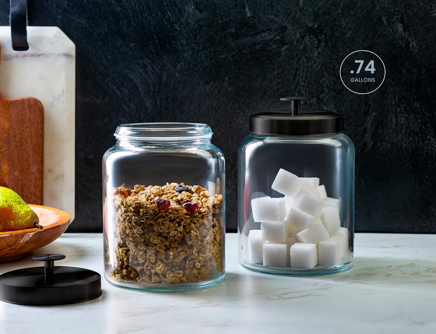 Glass Kitchen Canister Set, Fo – обзор и цена Food Storage Jars