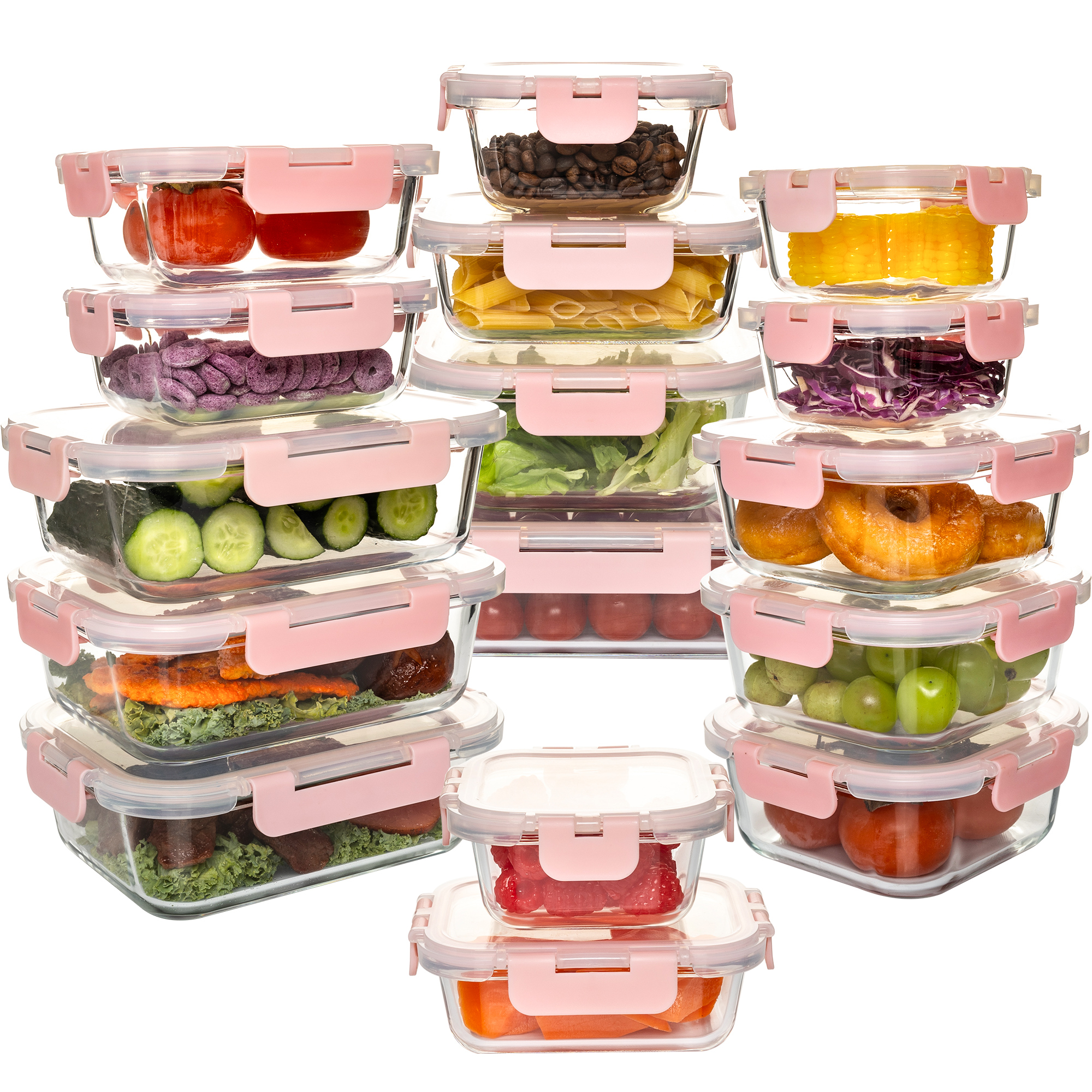 16-Piece Glass Food Storage Co – обзор и цена Food Storage Oven Safe