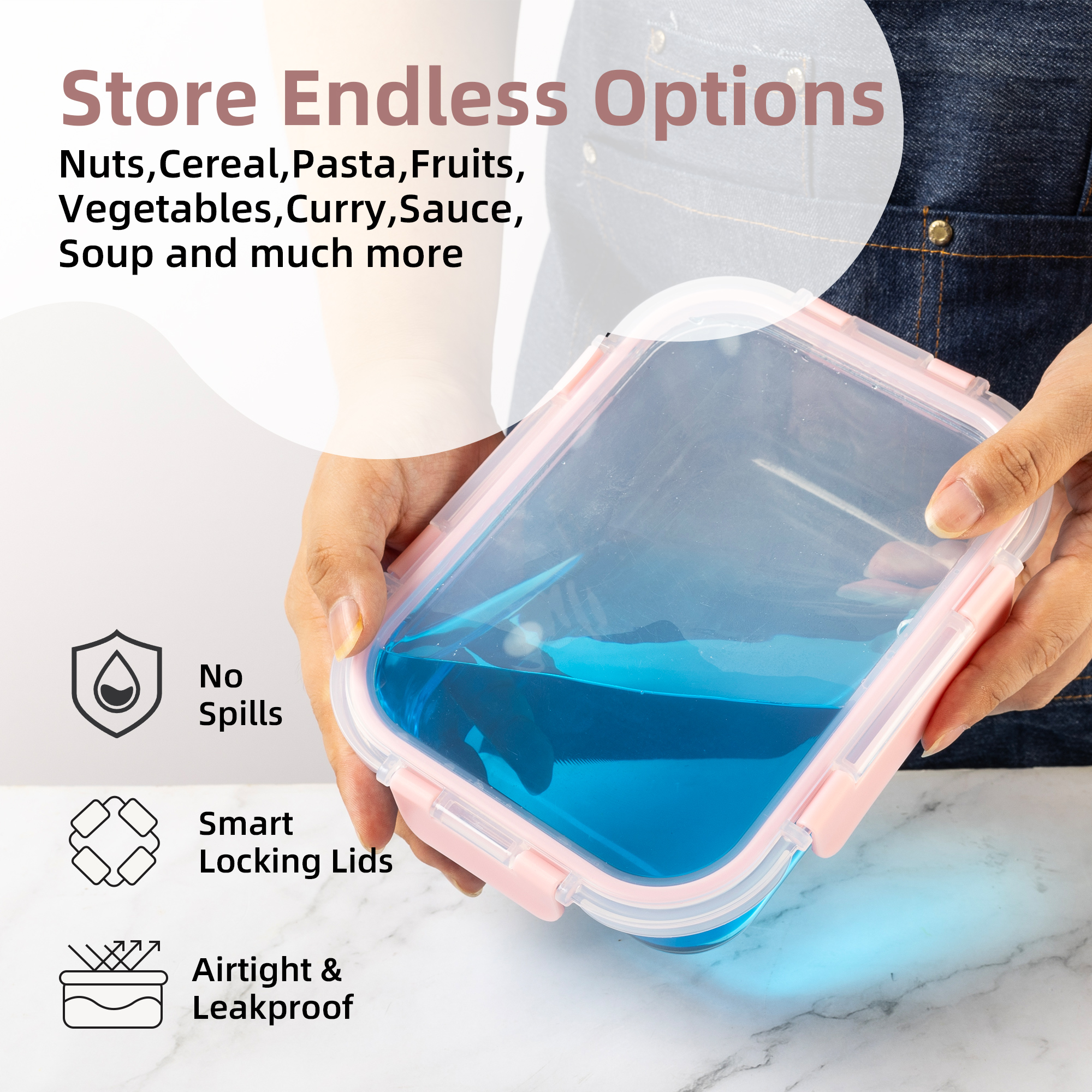 16-Piece Glass Food Storage Co – обзор и цена Food Storage Oven Safe