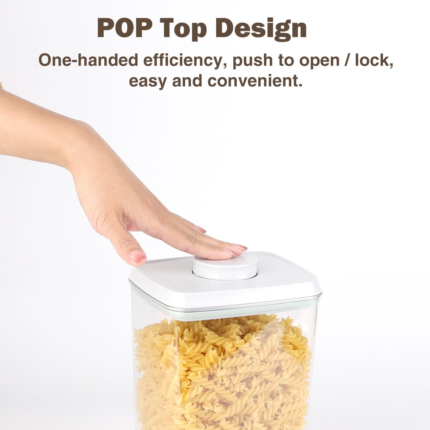 4 Pcs Large Pop Airtight Food  – обзор и цена Food Storage Kitchen Container Set