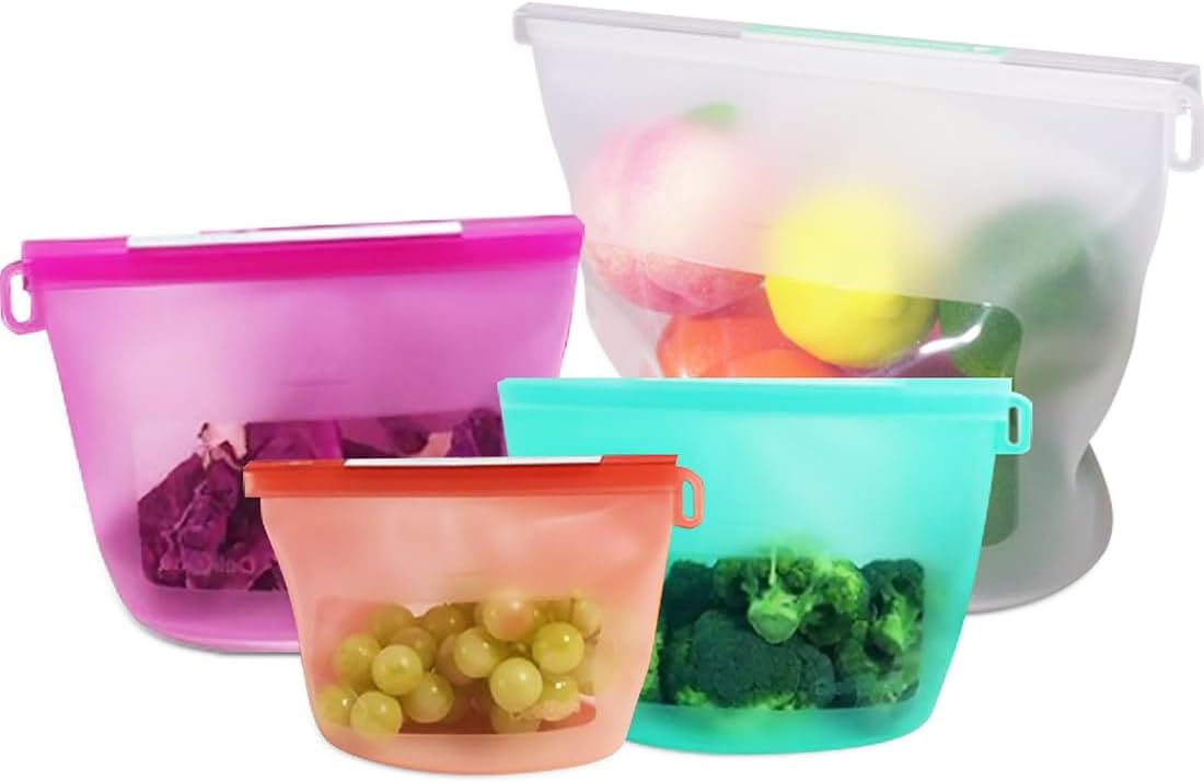 Reusable Silicone Food Storage – обзор и цена Food Storage Silicone Bags