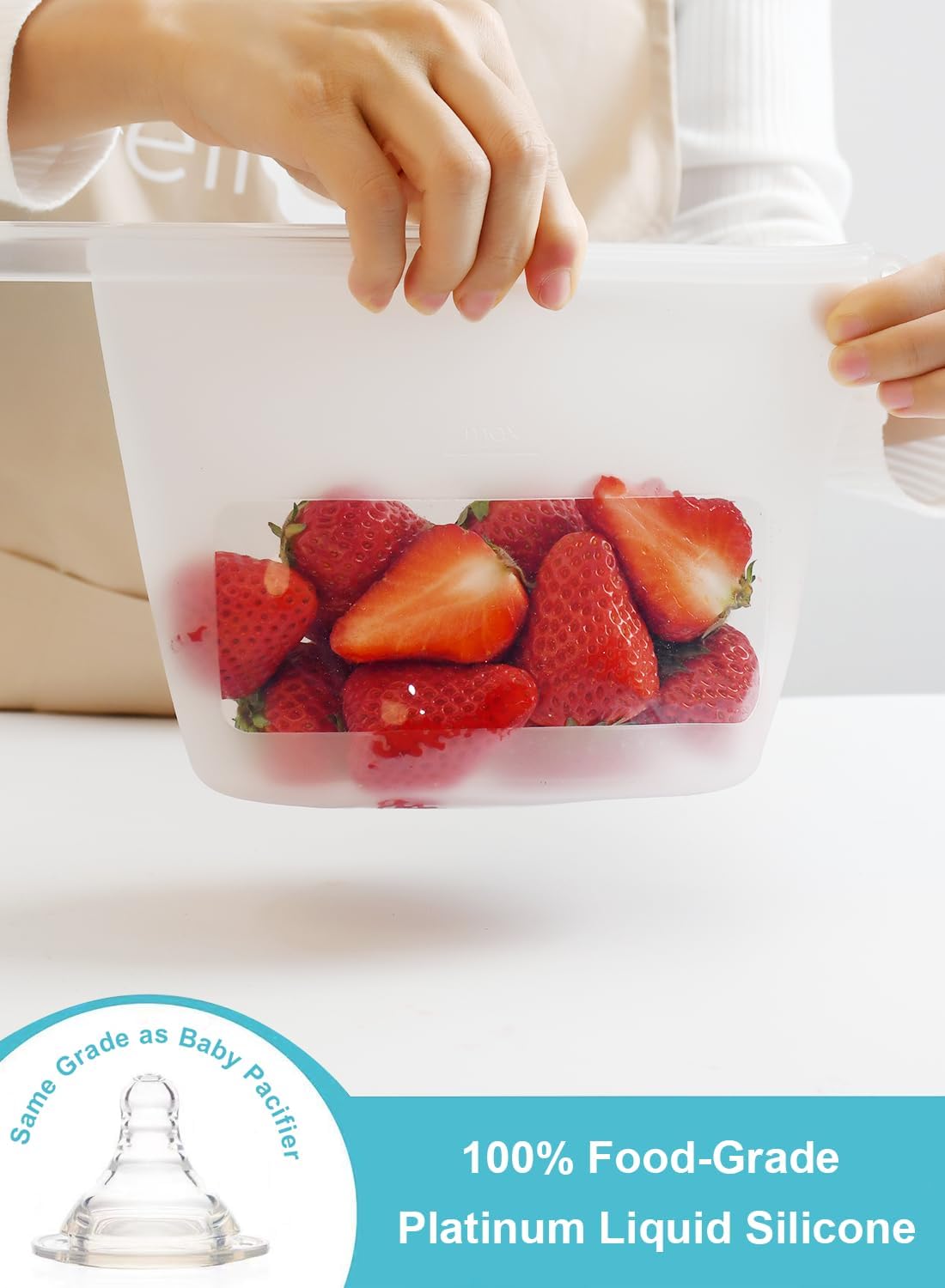 Reusable Silicone Food Storage – обзор и цена Food Storage Silicone Bags
