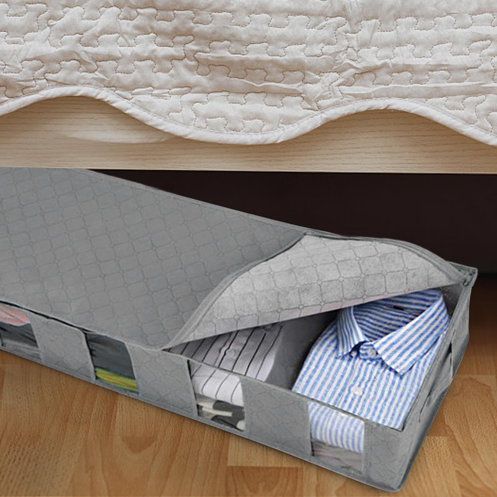 Under Bed Dust-Proof Storage O – обзор и цена Food Storage Under Bed