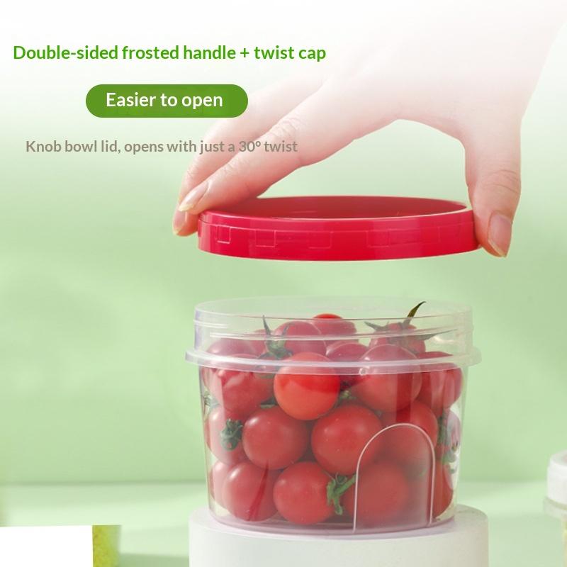 【HG】4 Pcs Round Food Fresh Kee – обзор и цена Food Storage Glass Round