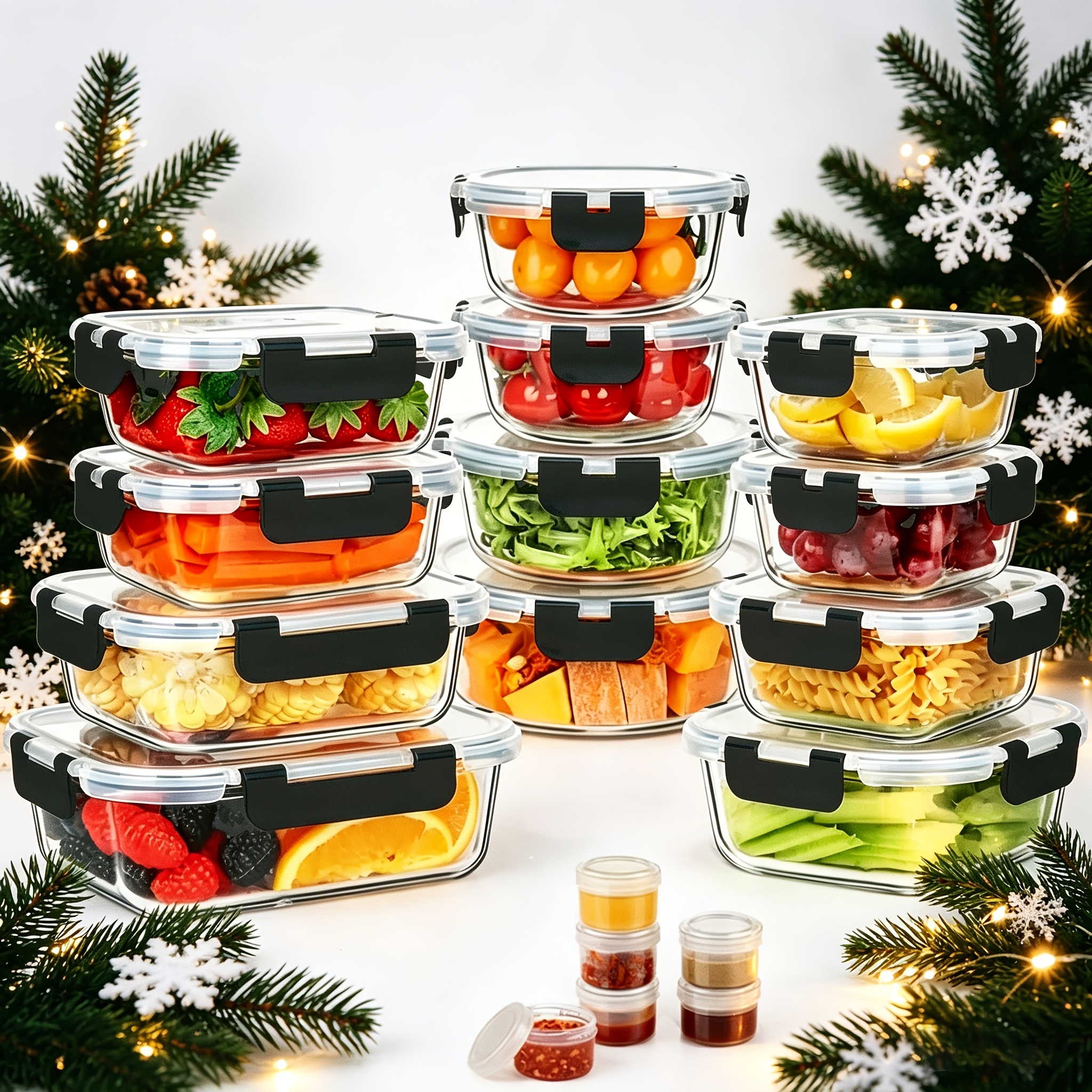 17pcs Glass Food Storage Conta – обзор и цена Food Storage Oven Safe