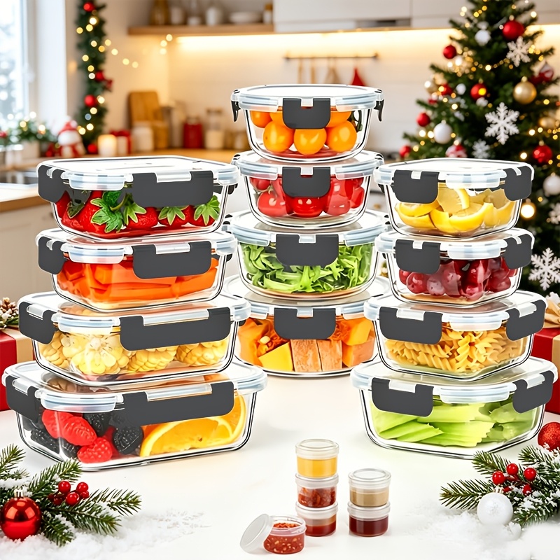 17pcs Glass Food Storage Conta – обзор и цена Food Storage Oven Safe