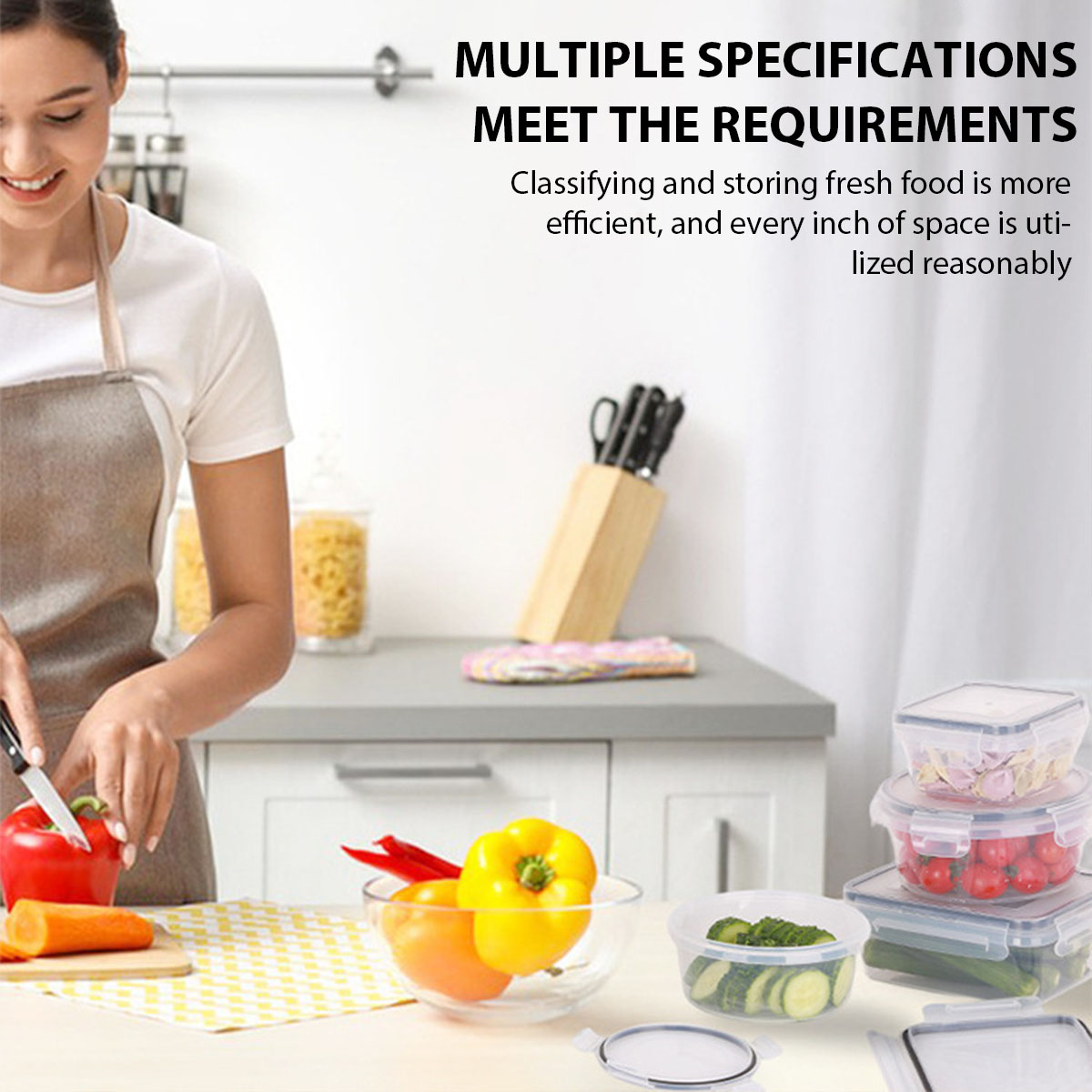 24Pcs/set Food Storage Box Set – обзор и цена Food Storage Kitchen Container Set