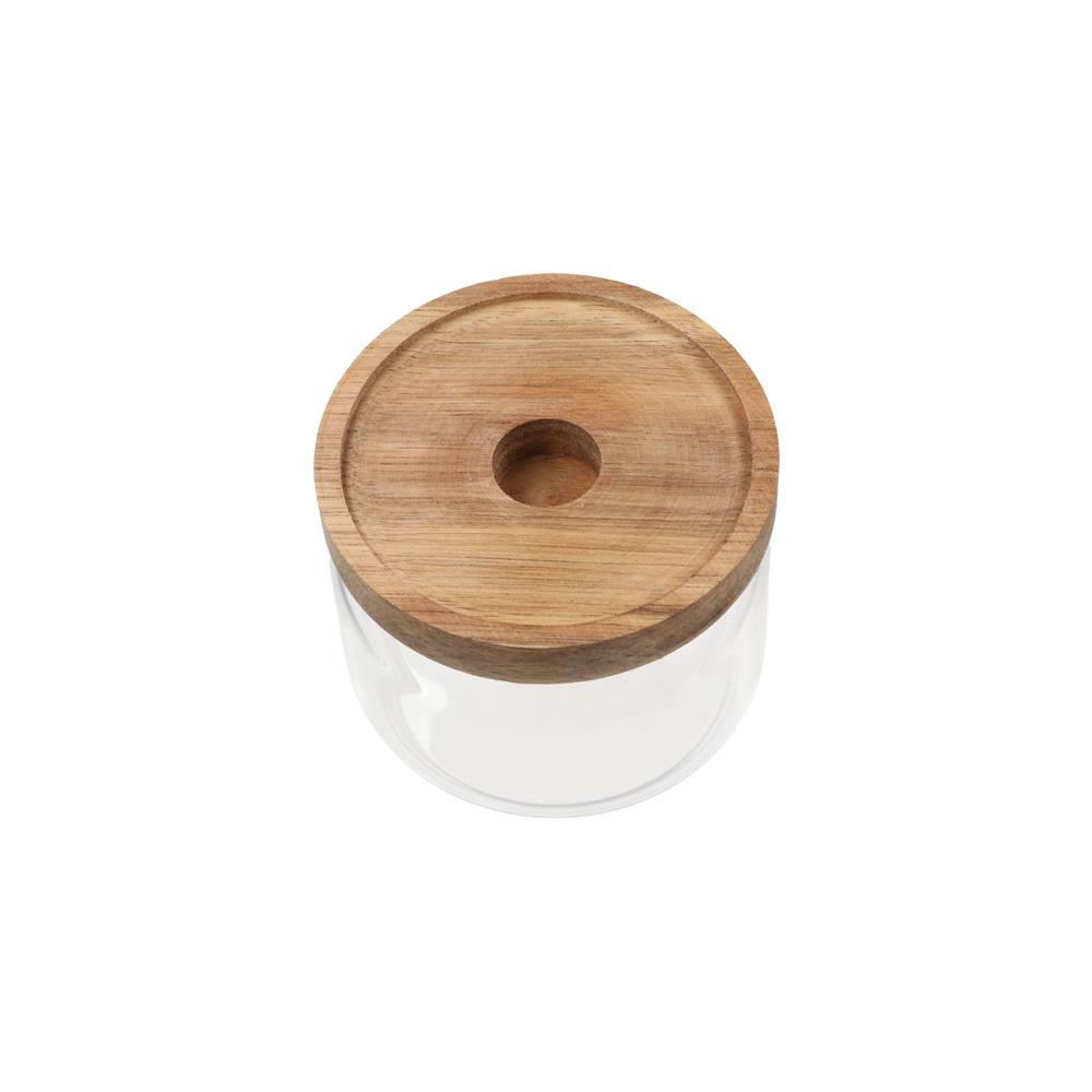 Multi-Use Wooden Lid Glass Foo – обзор и цена Food Storage Glass Round