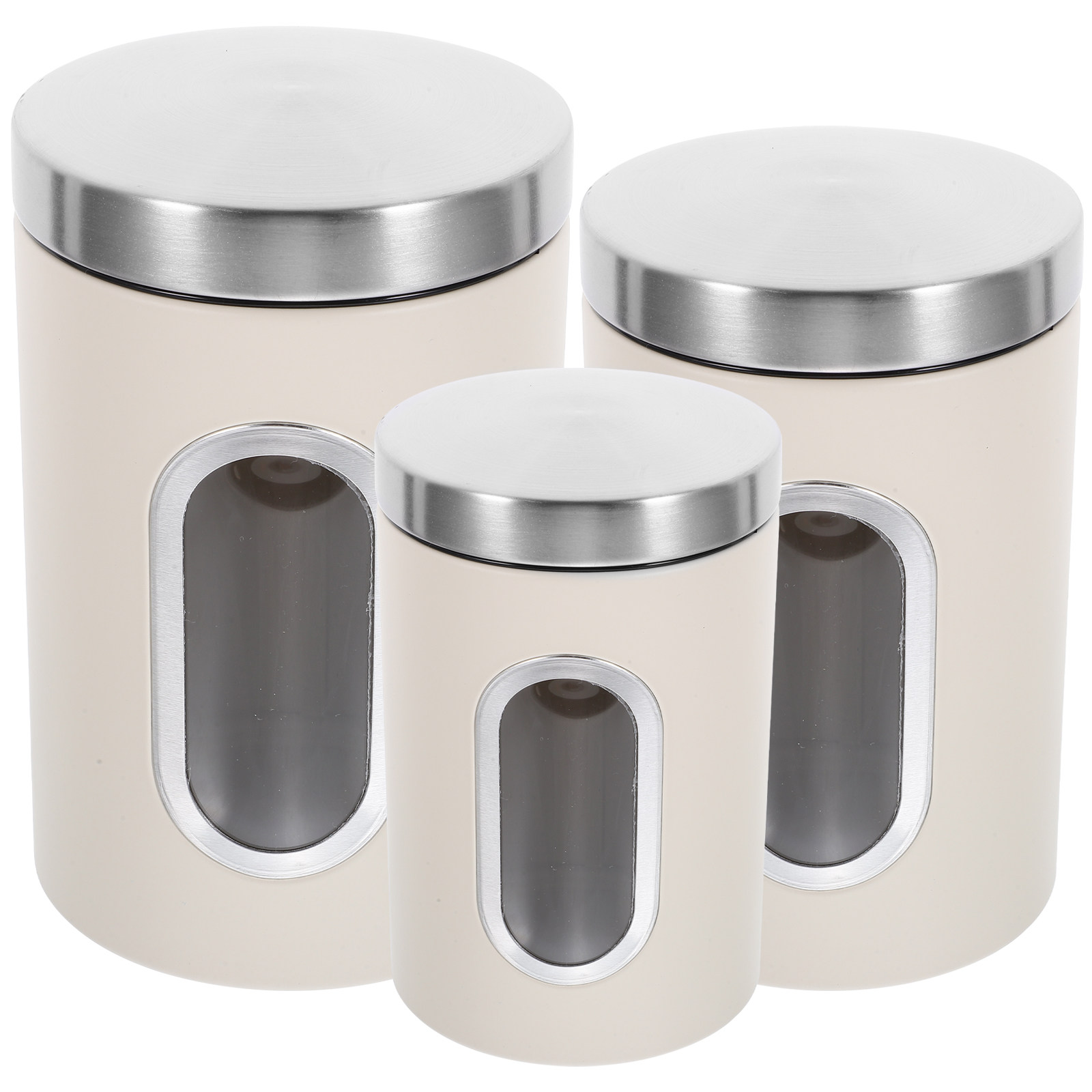 3Pcs Storage Jar Set Airtight  – обзор и цена Food Storage Kitchen Container Set
