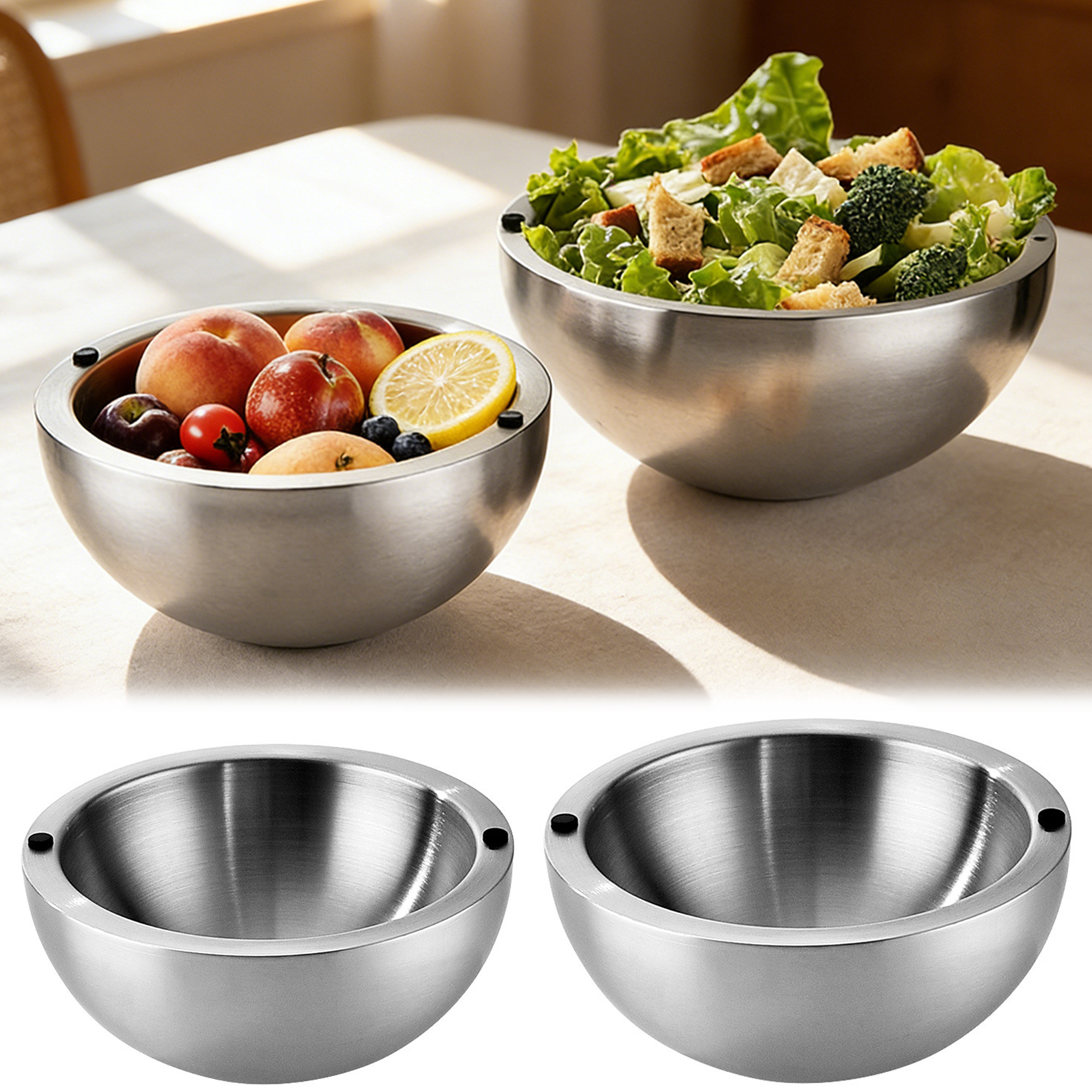 304 Thickened Salad Mixing Bow – обзор и цена Food Storage Meals