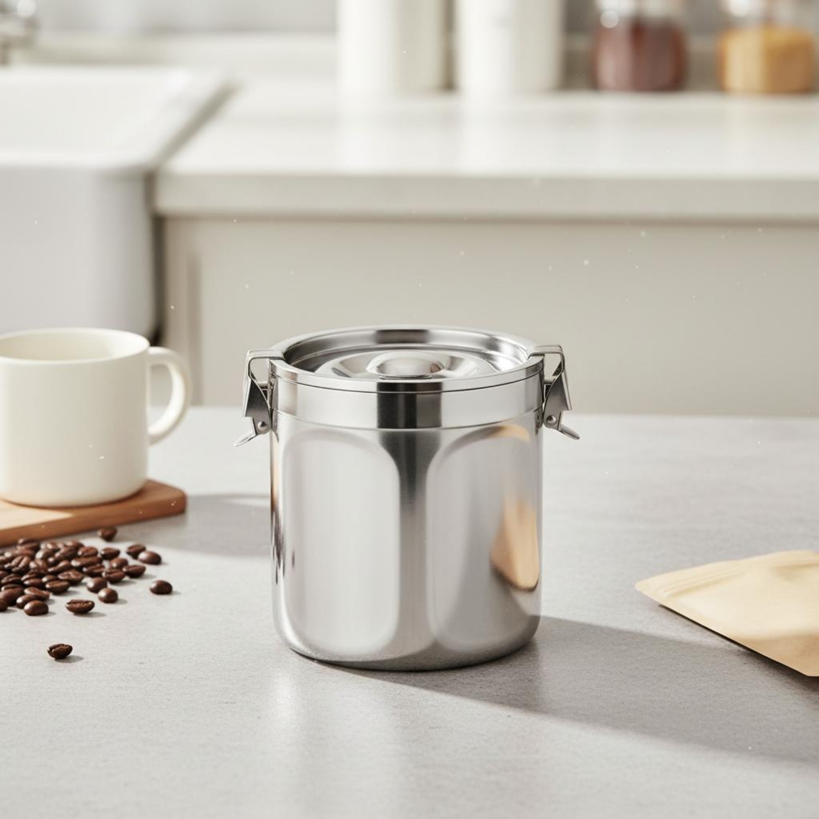 Airtight Stainless Steel Canis – обзор и цена Food Storage Stainless Steel Containers