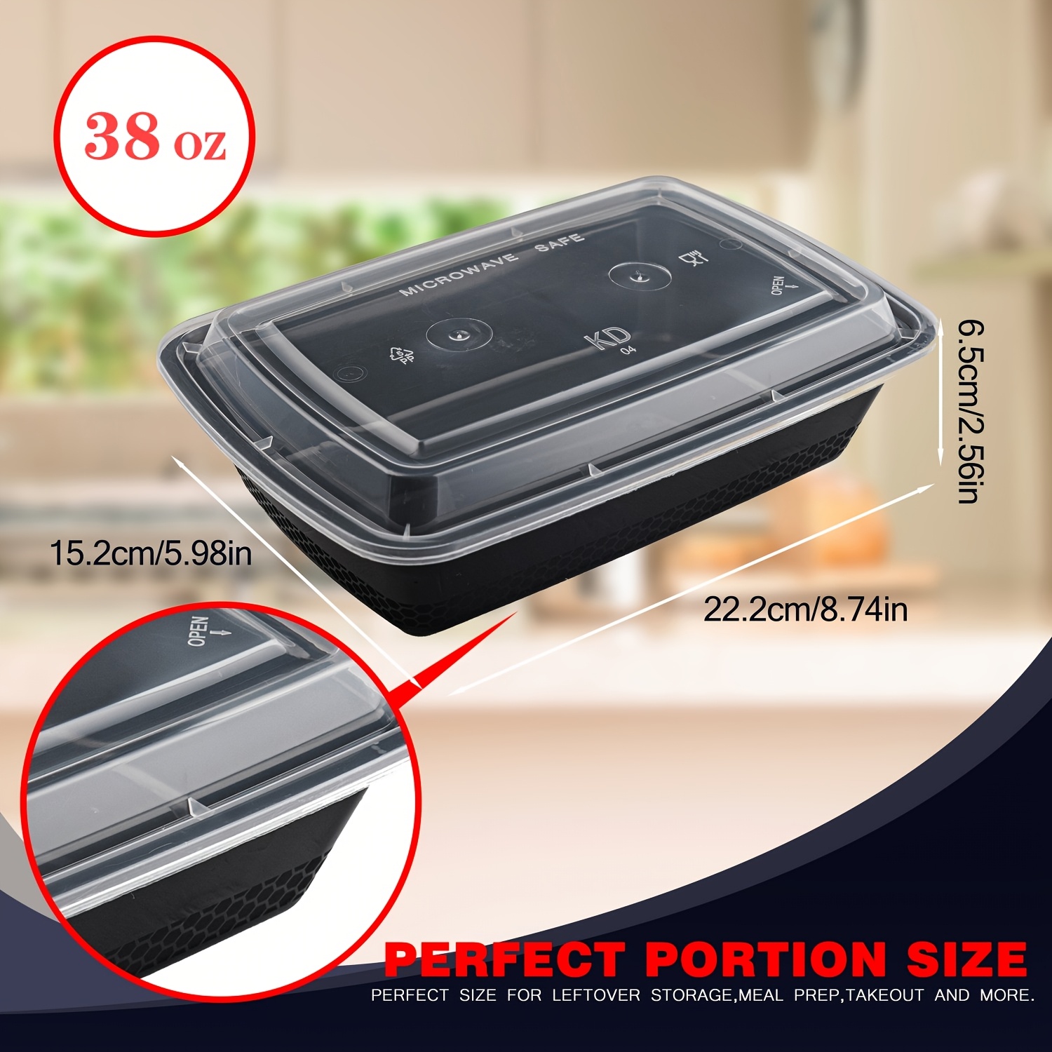 usBlack 100pcs (50 Containers  – обзор и цена Food Storage Is