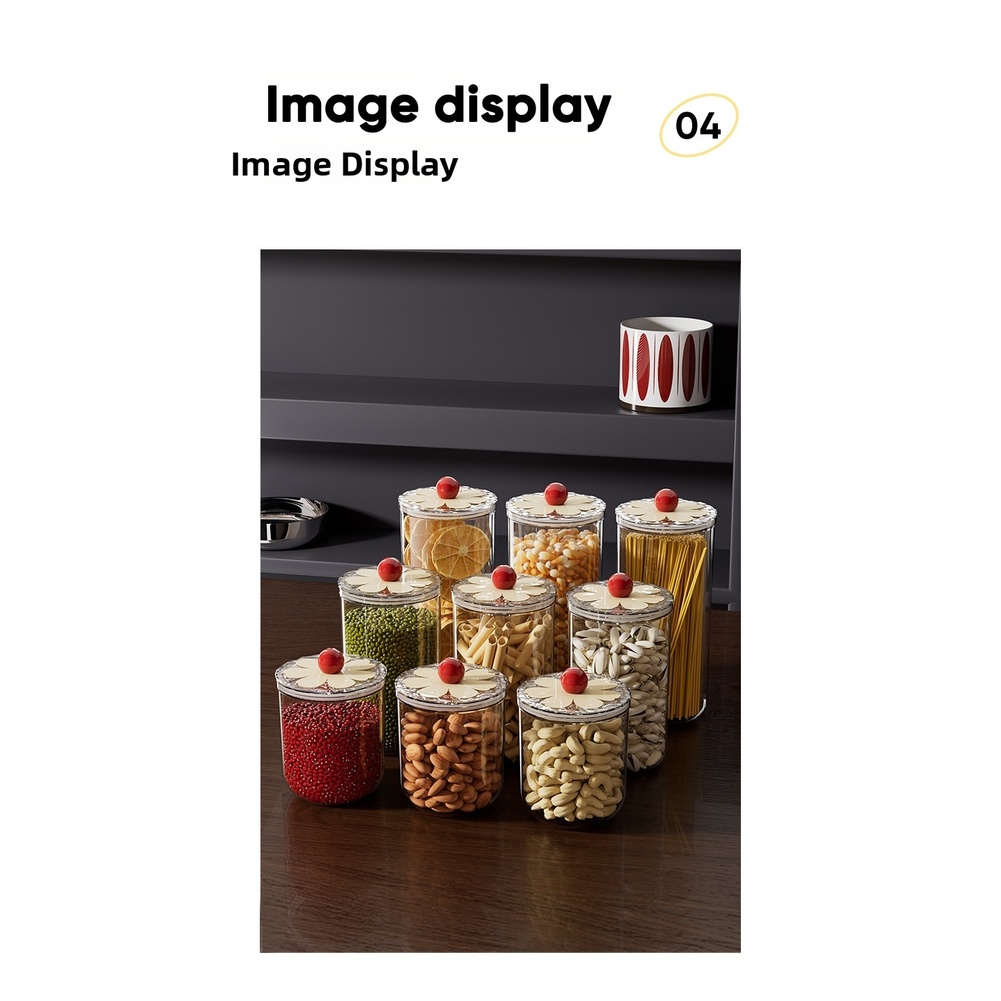 Food-Grade Sealed Storage Jar  – обзор и цена Food Storage Glass Round