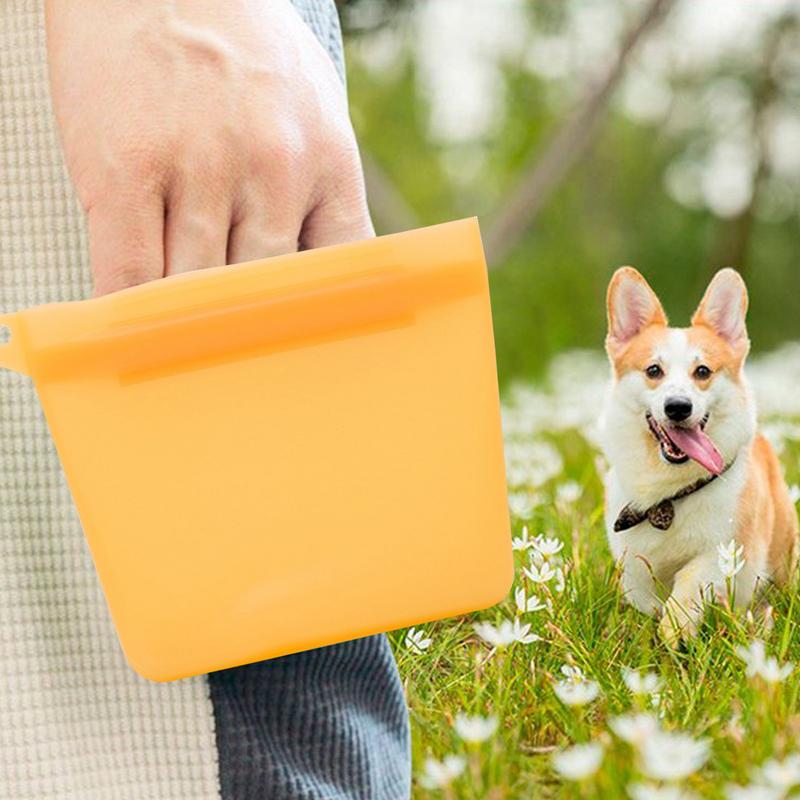 Silicone Dog Treat Bag Outdoor – обзор и цена Food Storage Silicone Bags