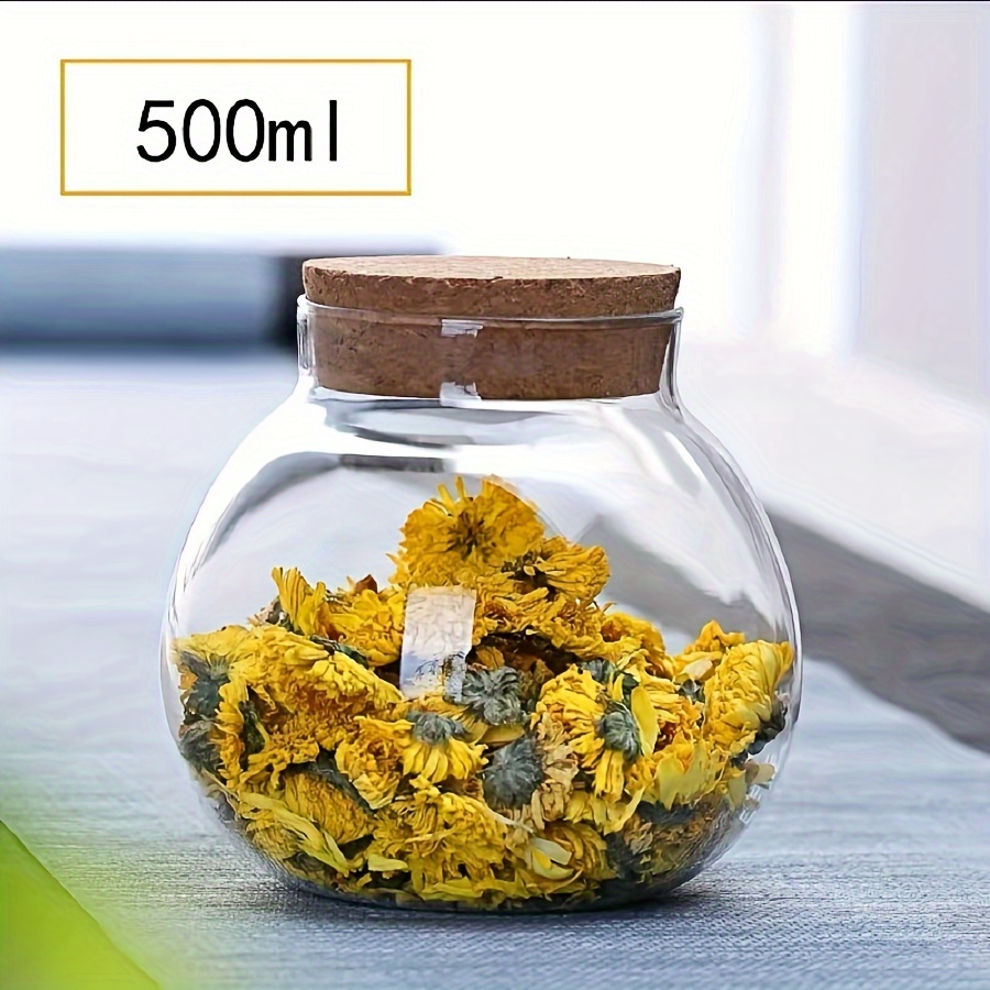 500ML Clear Glass Storage Cani – обзор и цена Food Storage Glass Round