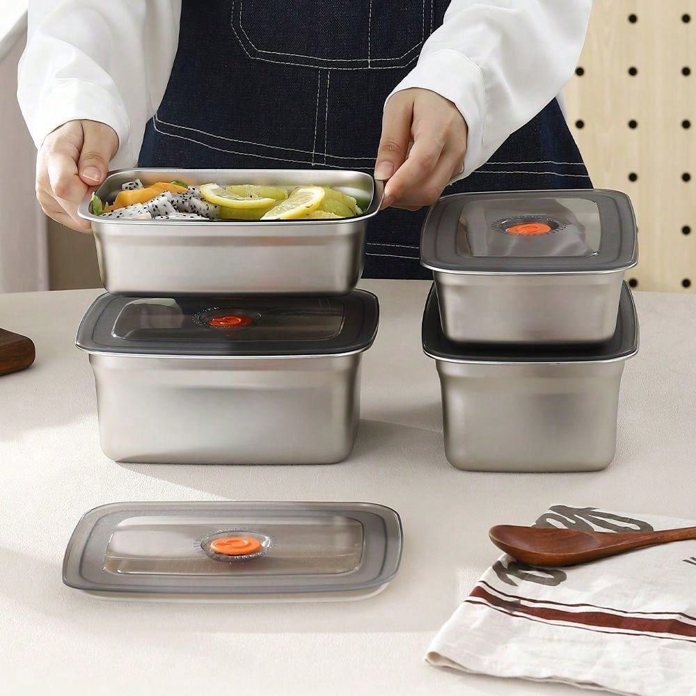 Buy 2 Get 1 Free 3 Pack Stainl – обзор и цена Food Storage Stainless Steel Containers