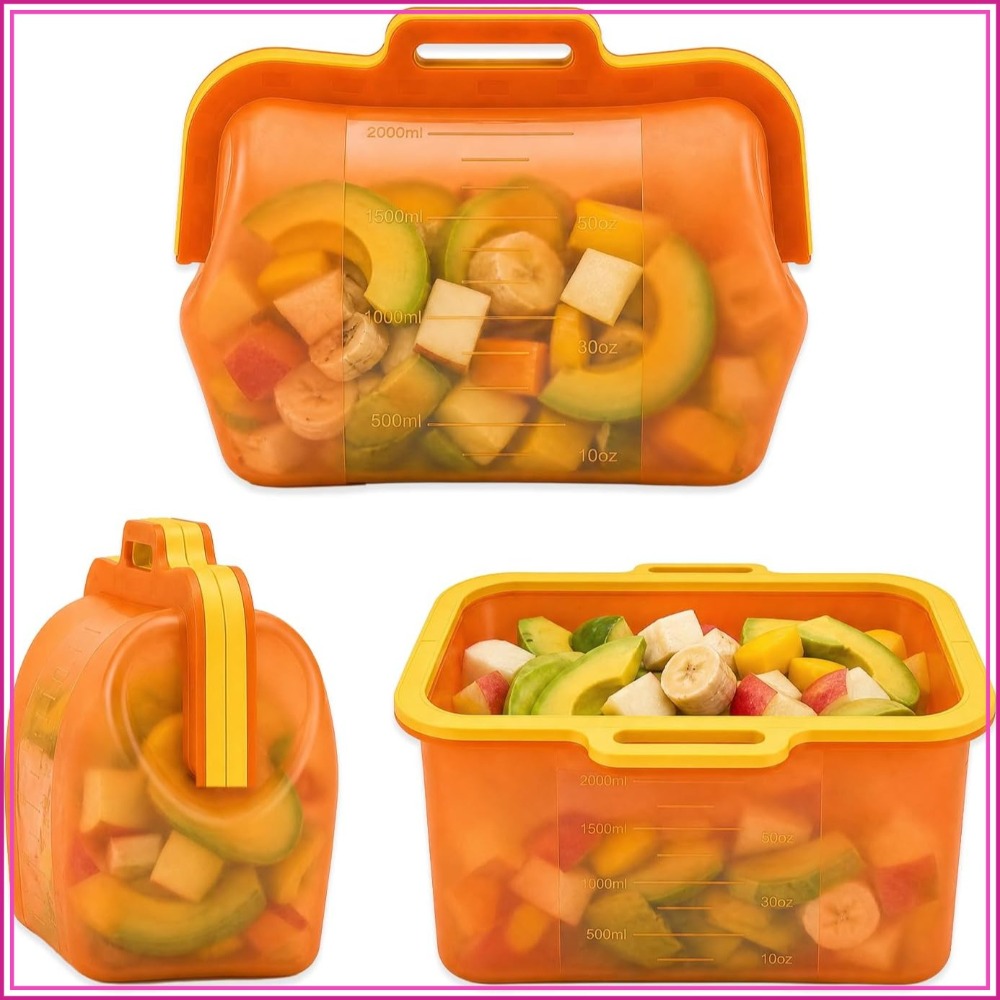 Reusable Silicone Food Storage – обзор и цена Food Storage Silicone Bags