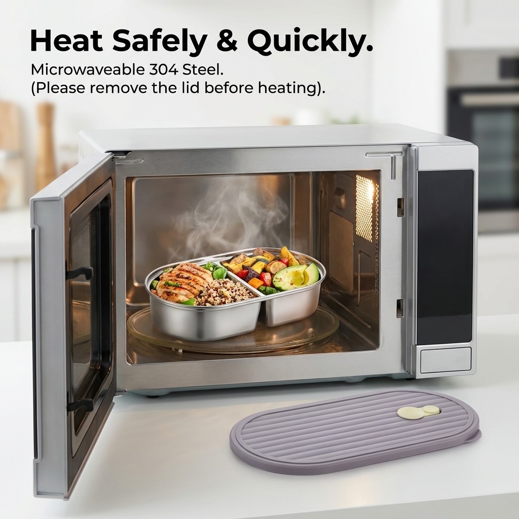 1/2PCS 304 Stainless Steel Ben – обзор и цена Food Storage Oven Safe