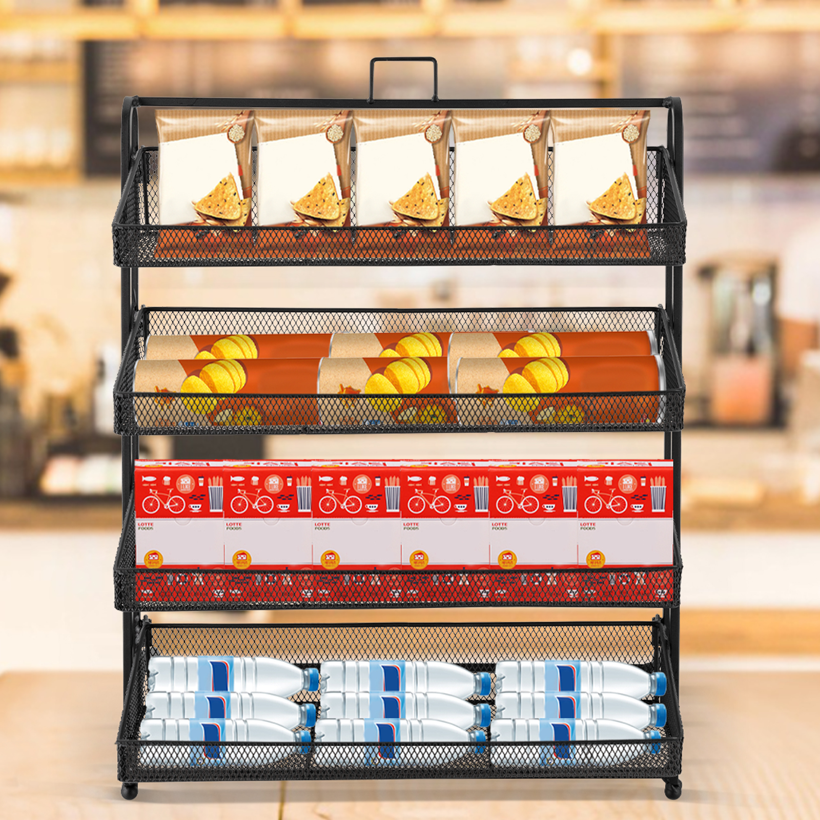 4 Tiers Retail Candy Display R – обзор и цена Food Storage Youtube