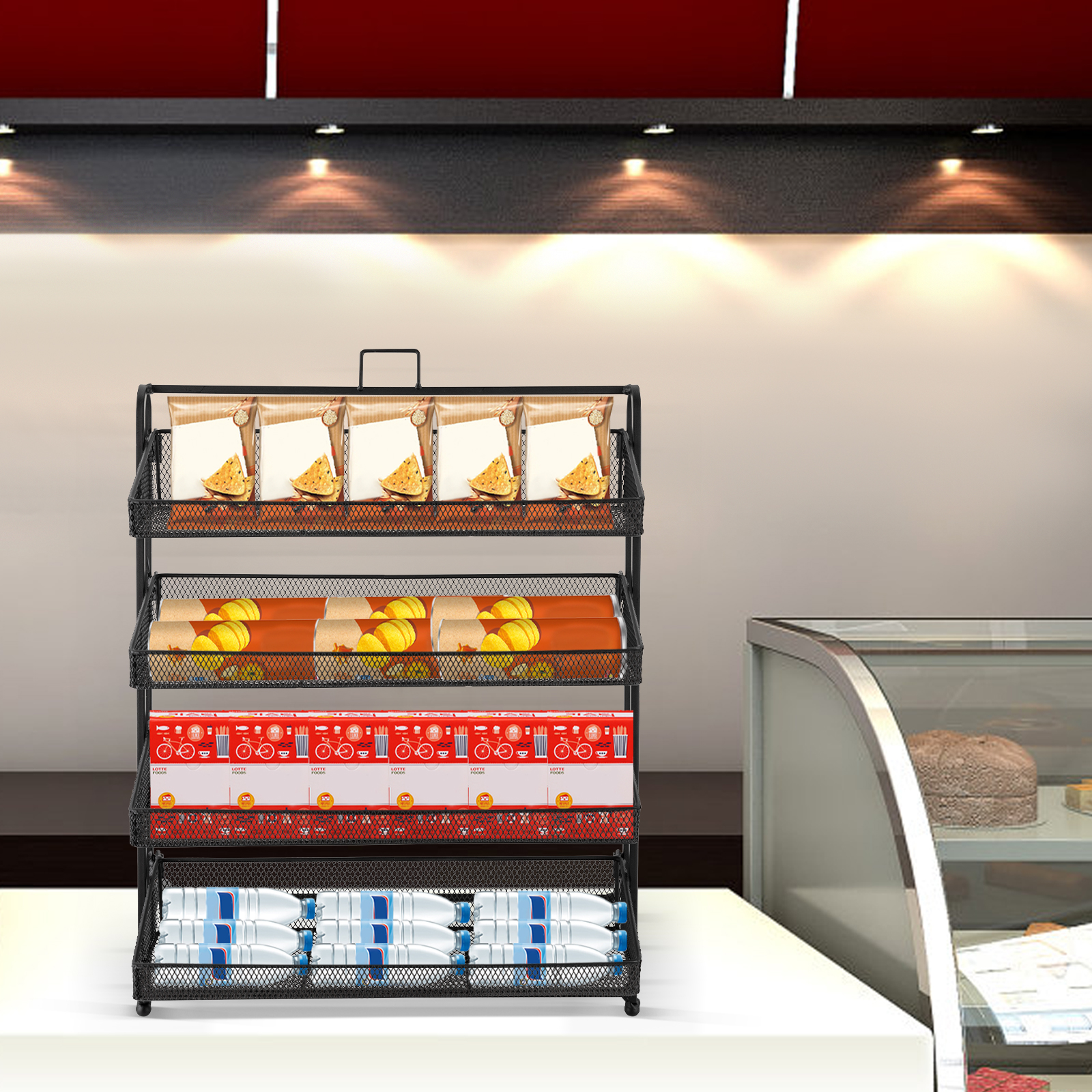 4 Tiers Retail Candy Display R – обзор и цена Food Storage Youtube