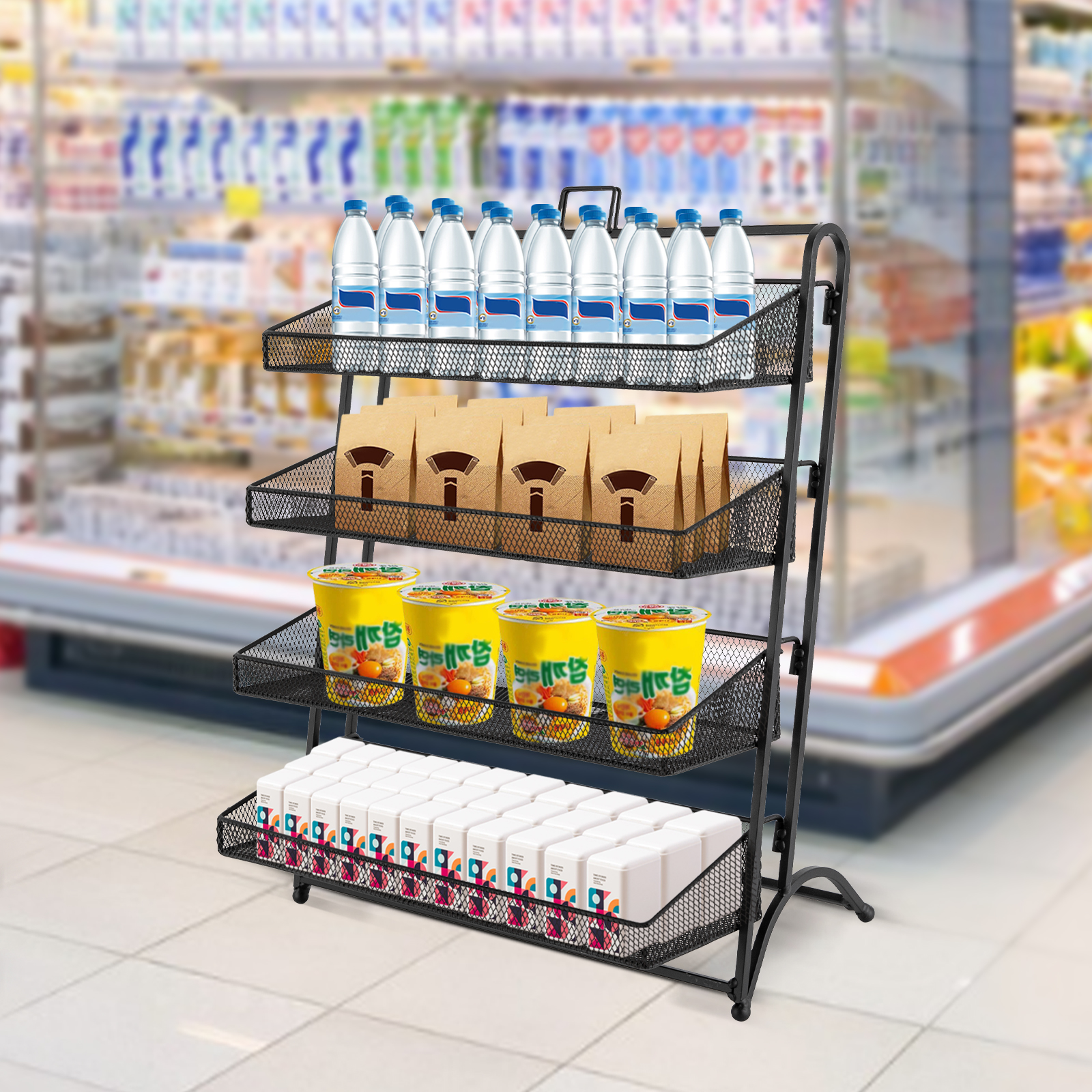 4 Tiers Retail Candy Display R – обзор и цена Food Storage Youtube
