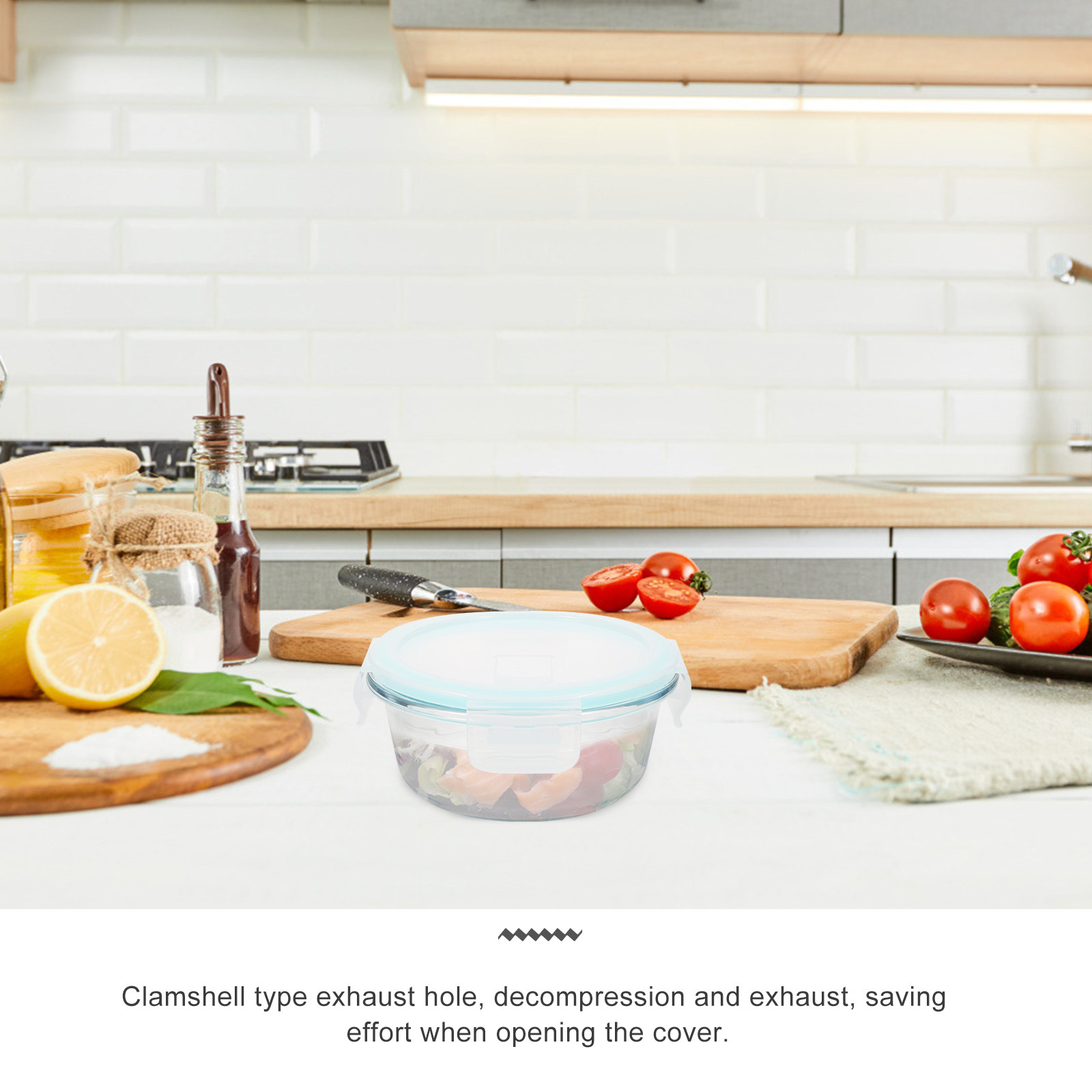3Pcs Round Food Storage Contai – обзор и цена Food Storage Glass Round