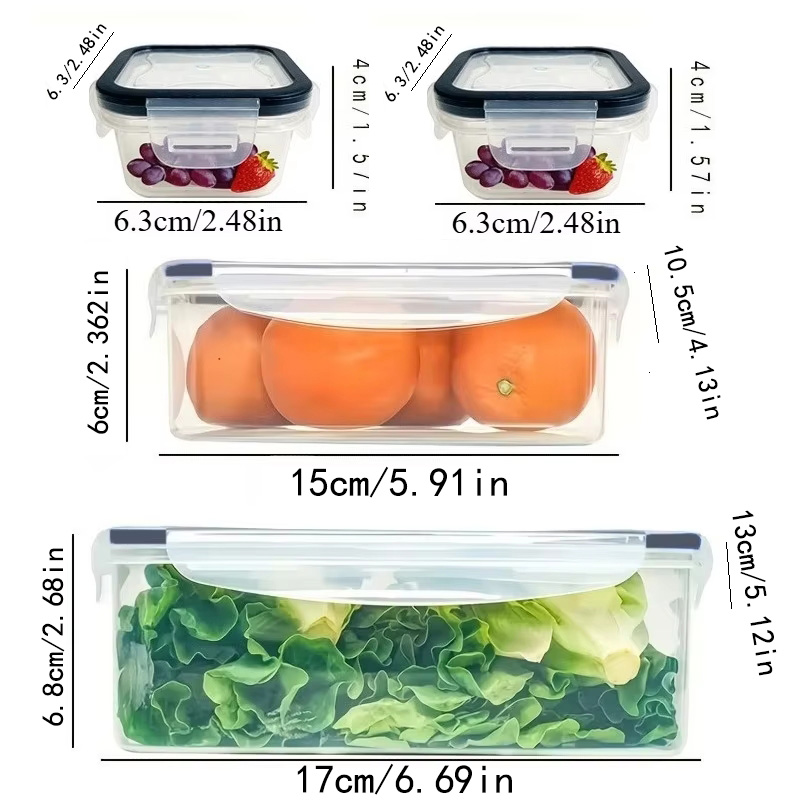 8Pcs Set Includes 4 Containers – обзор и цена Food Storage Oven Safe