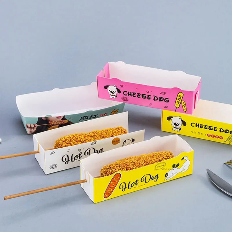 100pcs Hot Dog Packaging Box P – обзор и цена Food Storage Restaurant