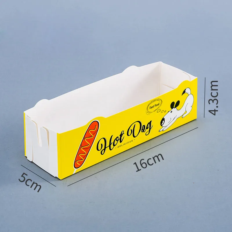 100pcs Hot Dog Packaging Box P – обзор и цена Food Storage Restaurant