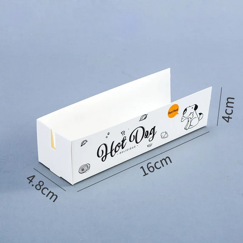 100pcs Hot Dog Packaging Box P – обзор и цена Food Storage Restaurant