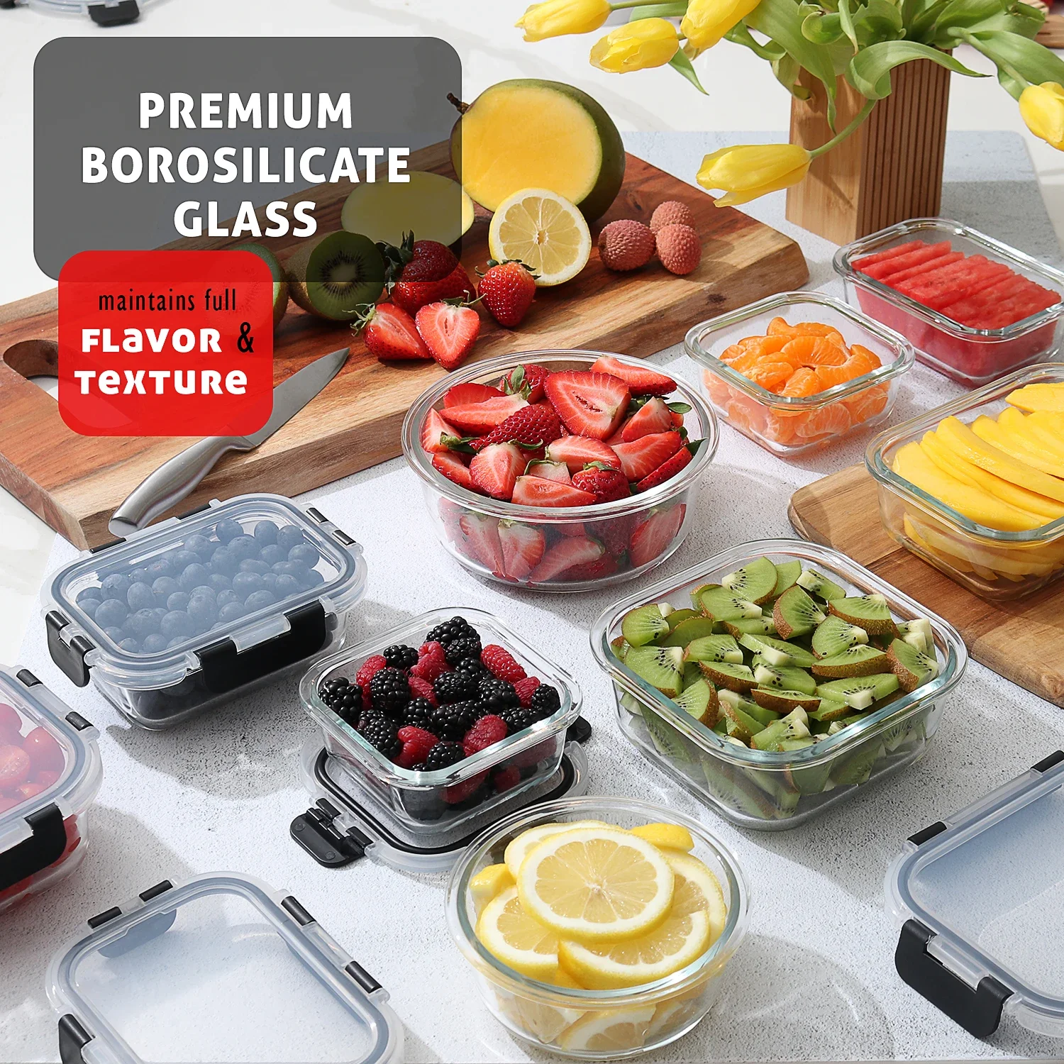 Glass Food Storage Containers  – обзор и цена Food Storage Oven Safe