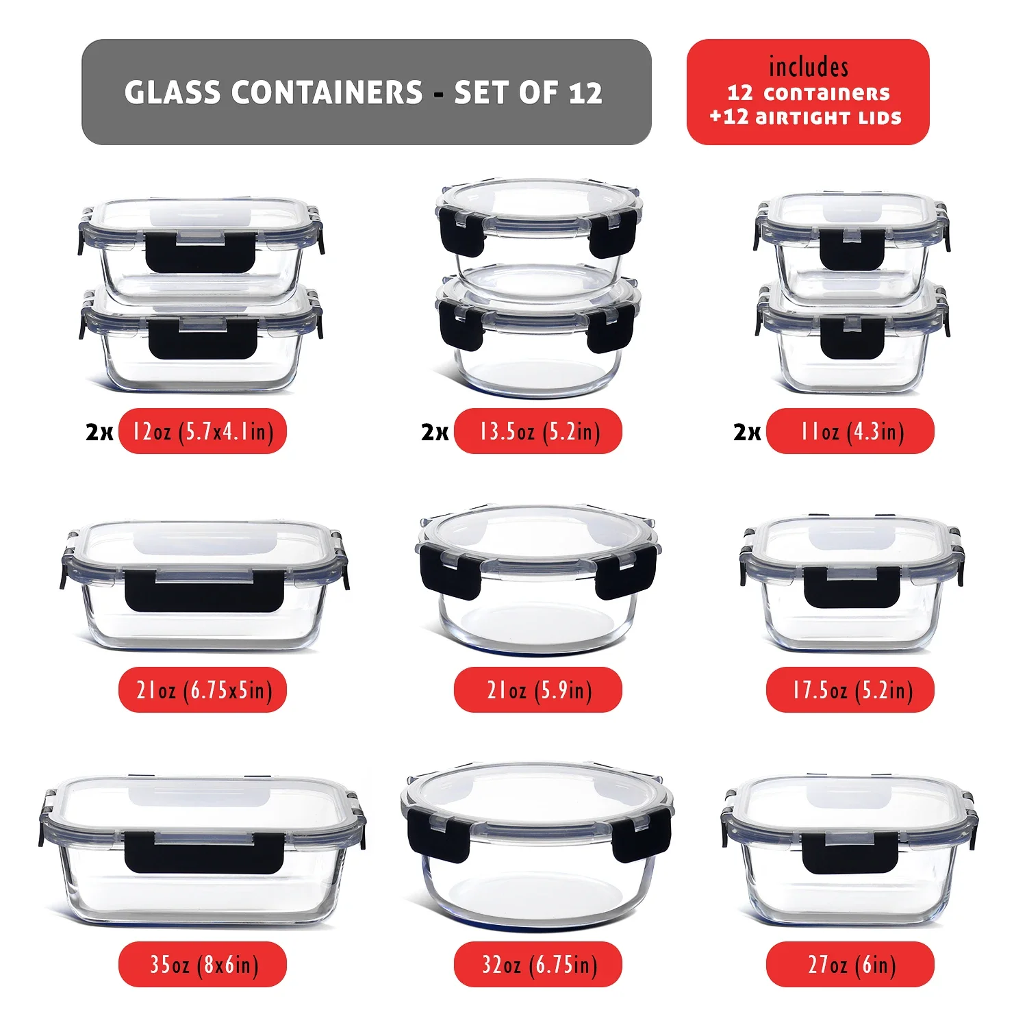 Glass Food Storage Containers  – обзор и цена Food Storage Oven Safe