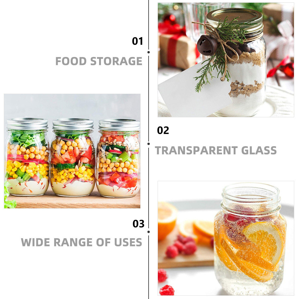 6Pcs Round Glass Food Storage  – обзор и цена Food Storage Glass Round